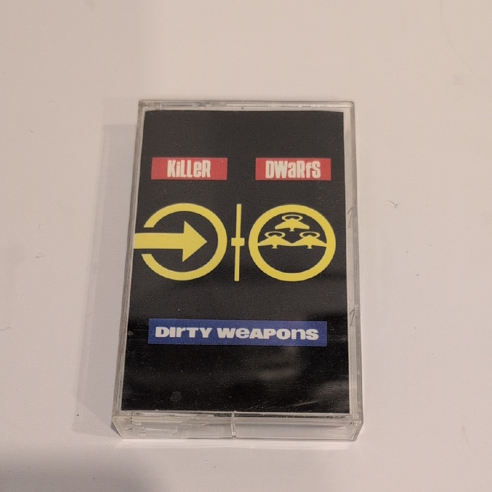 2/$25  Killer Dwarfs "Dirty Weapons" Cassette Tape